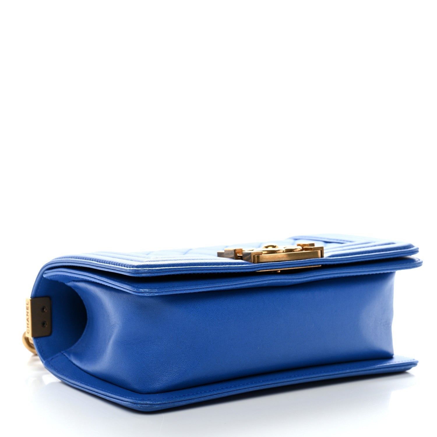 Chanel Lambskin Quilted Small Boy Flap Blue