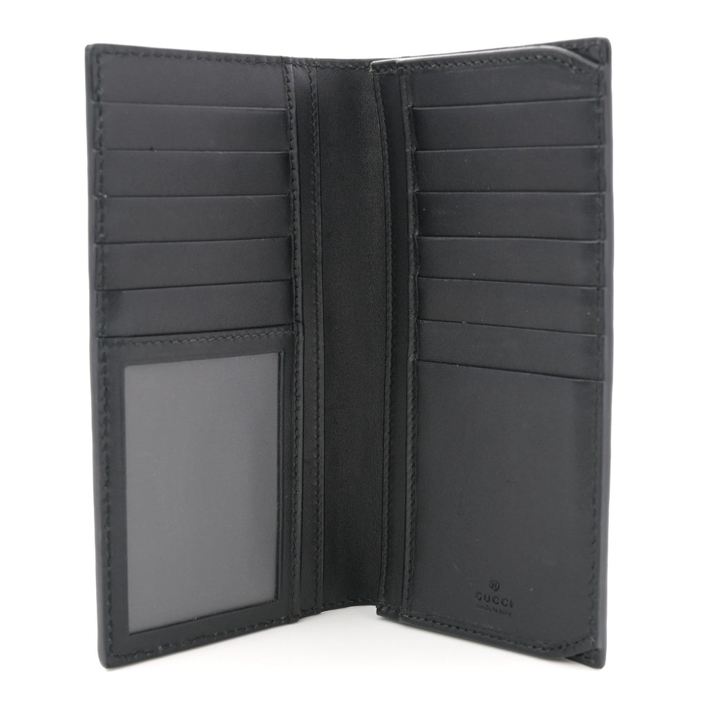 Gucci Guccissima Long Wallet Black