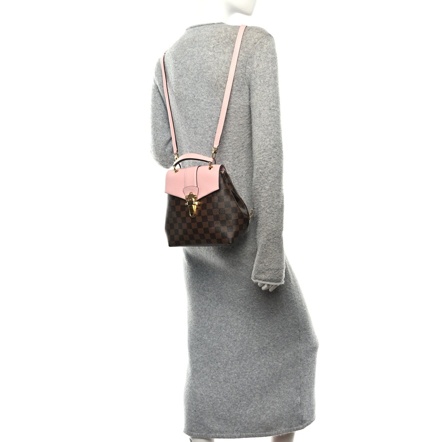 Louis Vuitton Damier Ebene Clapton Backpack Magnolia