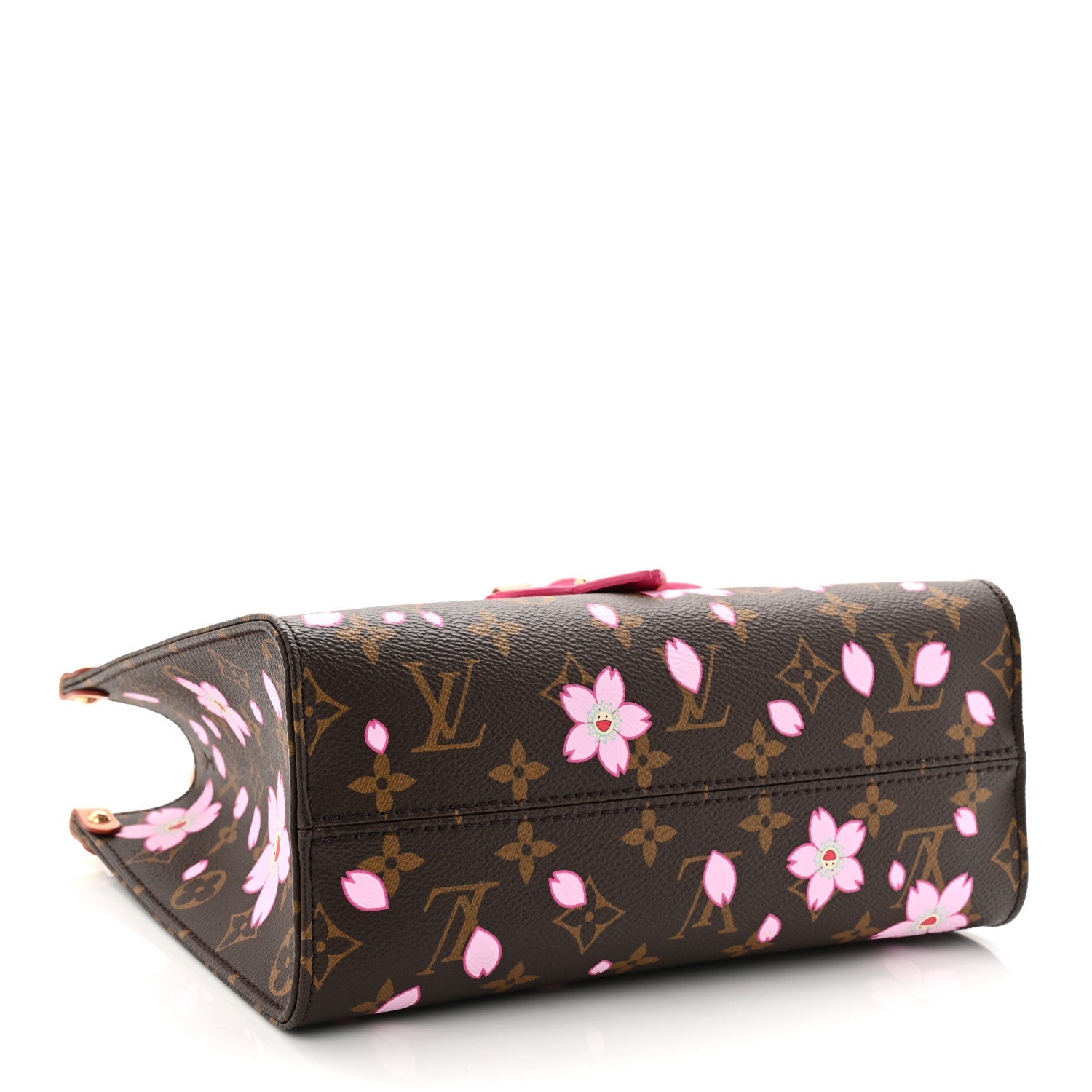 Louis Vuitton LV X TM Monogram Cherry Blossom Onthego PM Sakura Brown