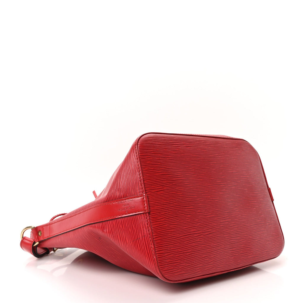 Louis Vuitton Epi Petit Noe Castillan Red