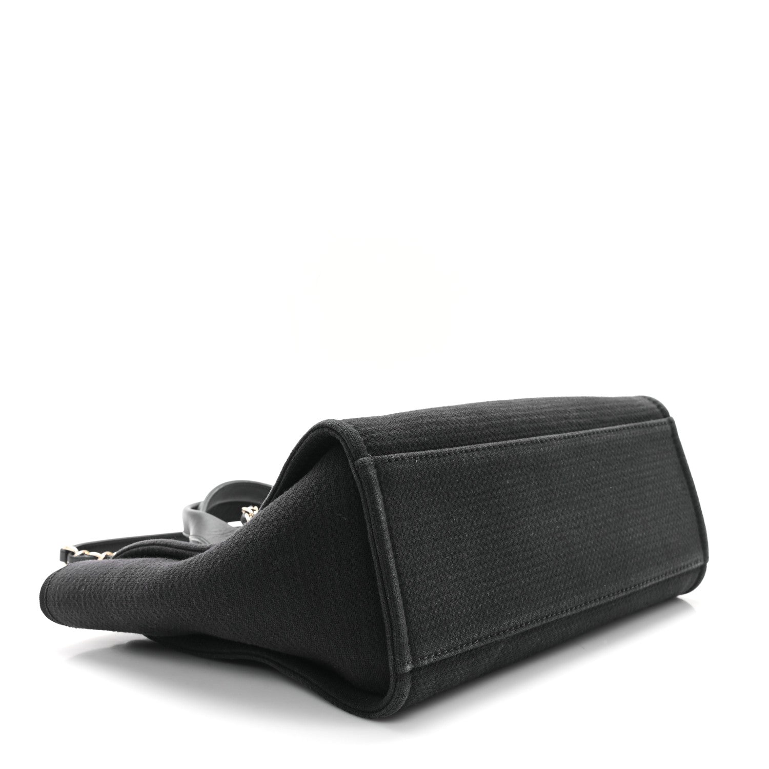 Chanel Mixed Fibers Small Deauville Tote Black