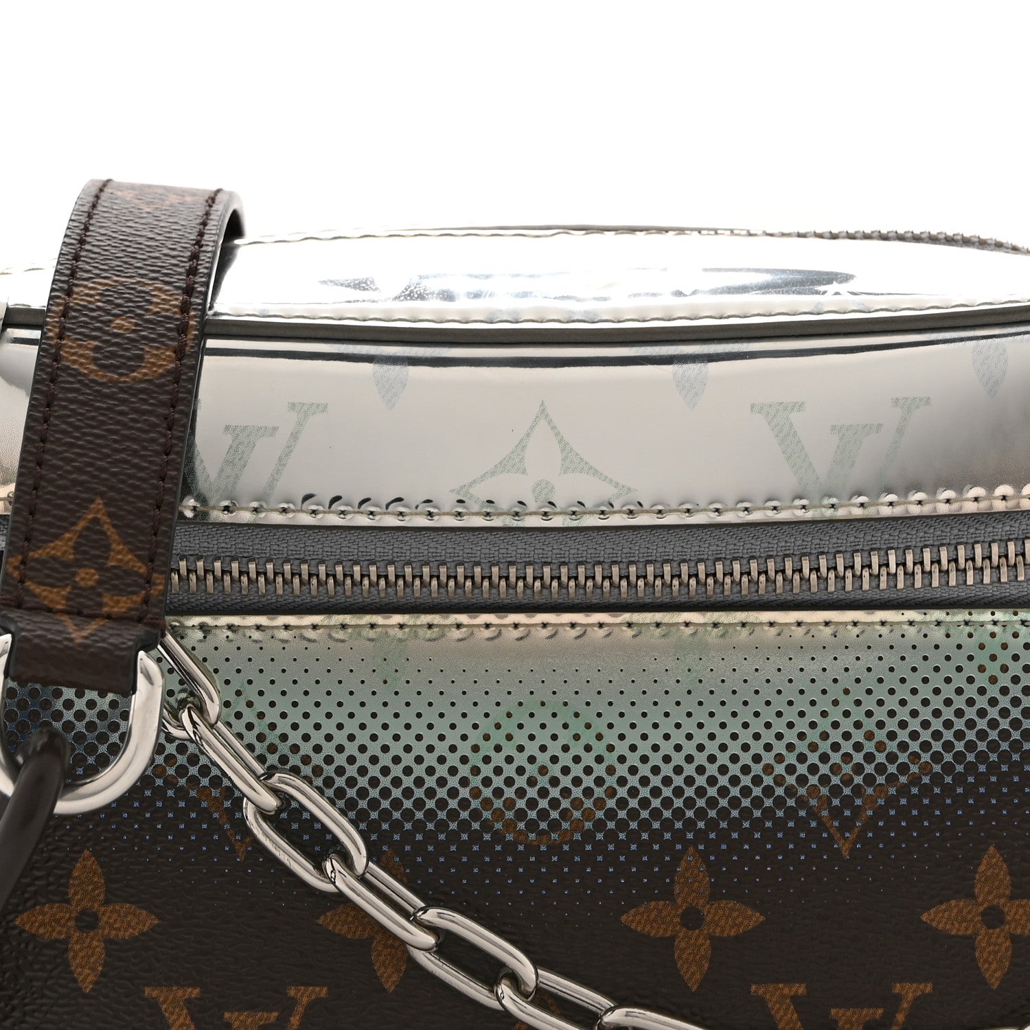 Louis Vuitton Metallic Nebula Monogram Mini Soft Trunk Multicolor