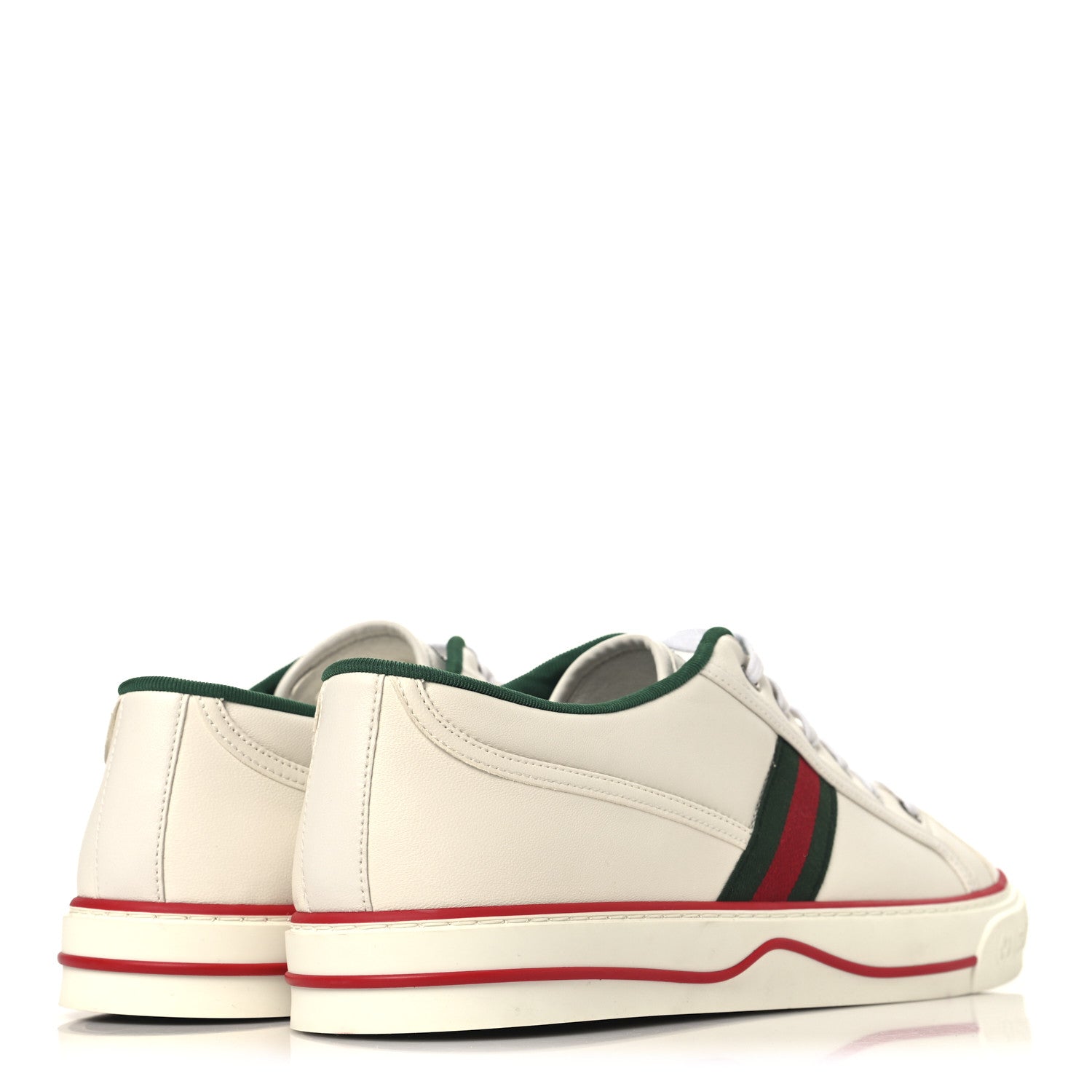 Gucci Jacquard Mini GG Monogram Web Mens 1977 Tennis Sneakers 12 White
