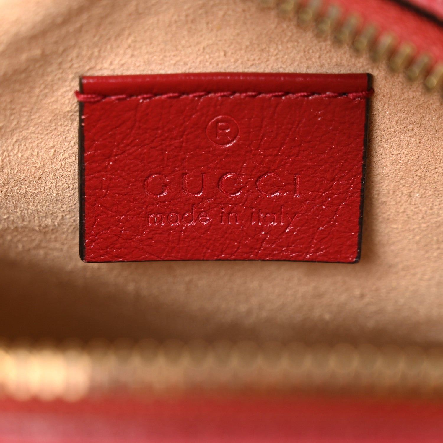 Gucci Glazed Calfskin Matelasse Heart Mini GG Marmont Round Shoulder Bag Romantic Cerise