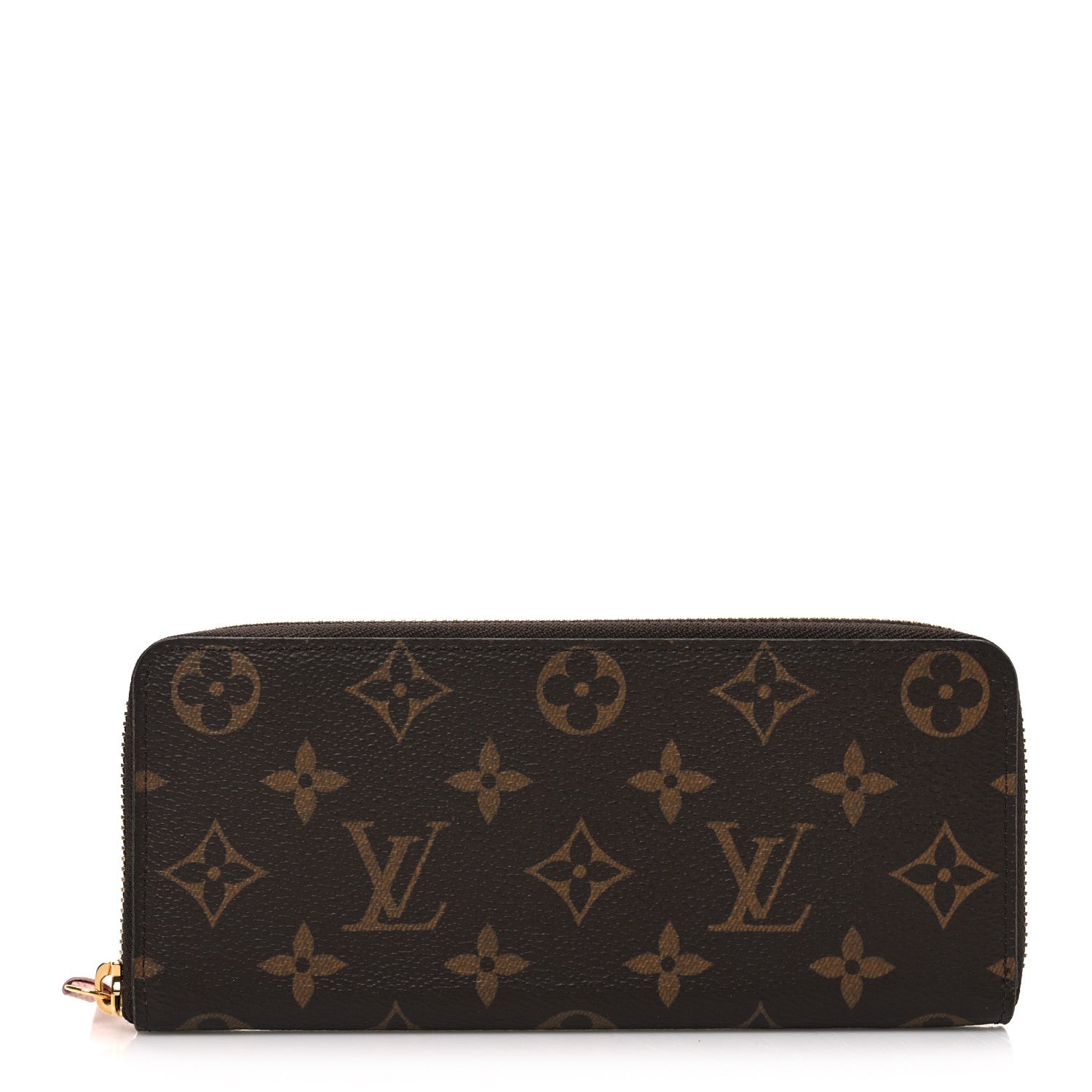 Louis Vuitton Monogram Clemence Wallet Rose Ballerine