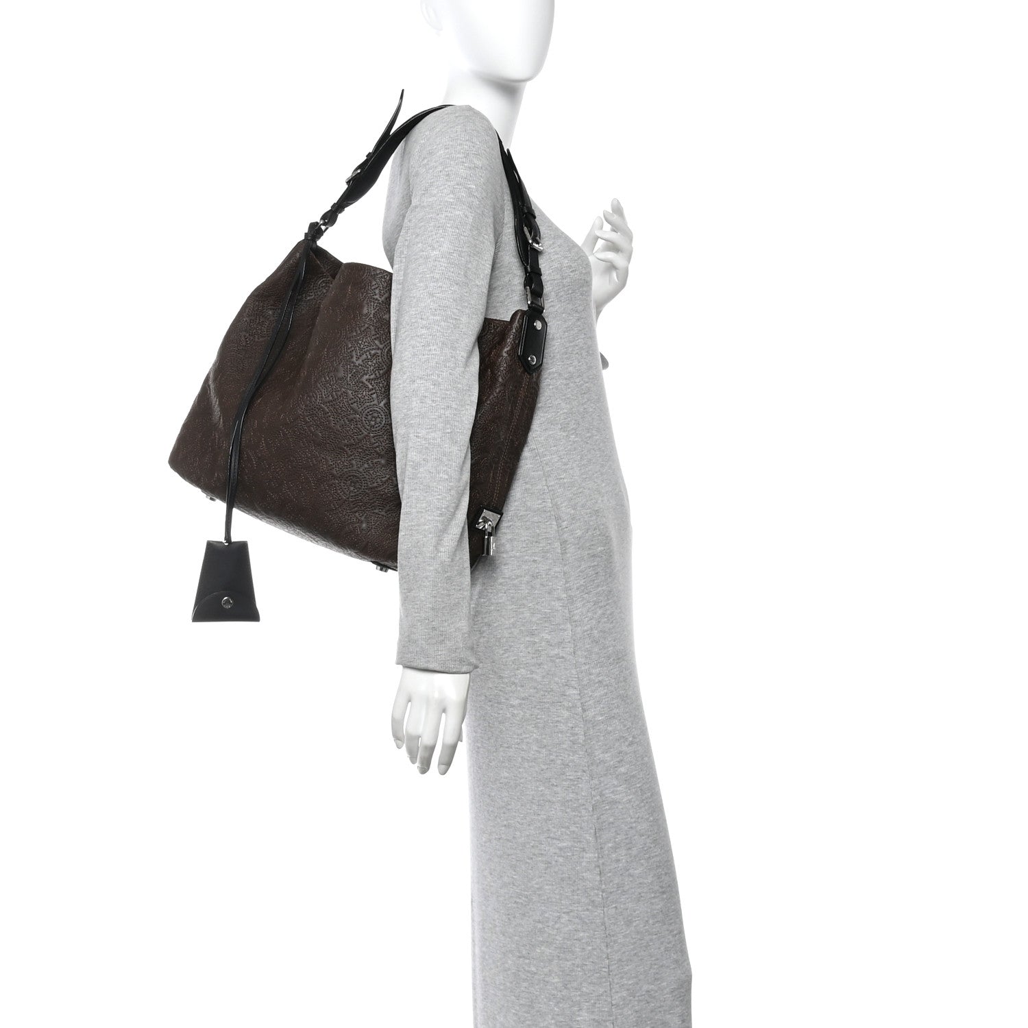 Louis Vuitton Monogram Lambskin Antheia Hobo PM Chocolat