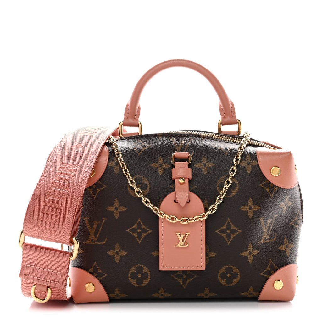 Louis Vuitton Monogram Petite Malle Souple Peach