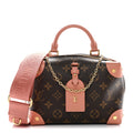 Louis Vuitton Monogram Petite Malle Souple Peach