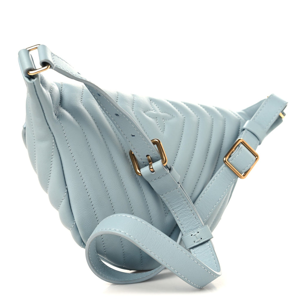 Louis Vuitton Calfskin New Wave Bumbag Porcelain Blue