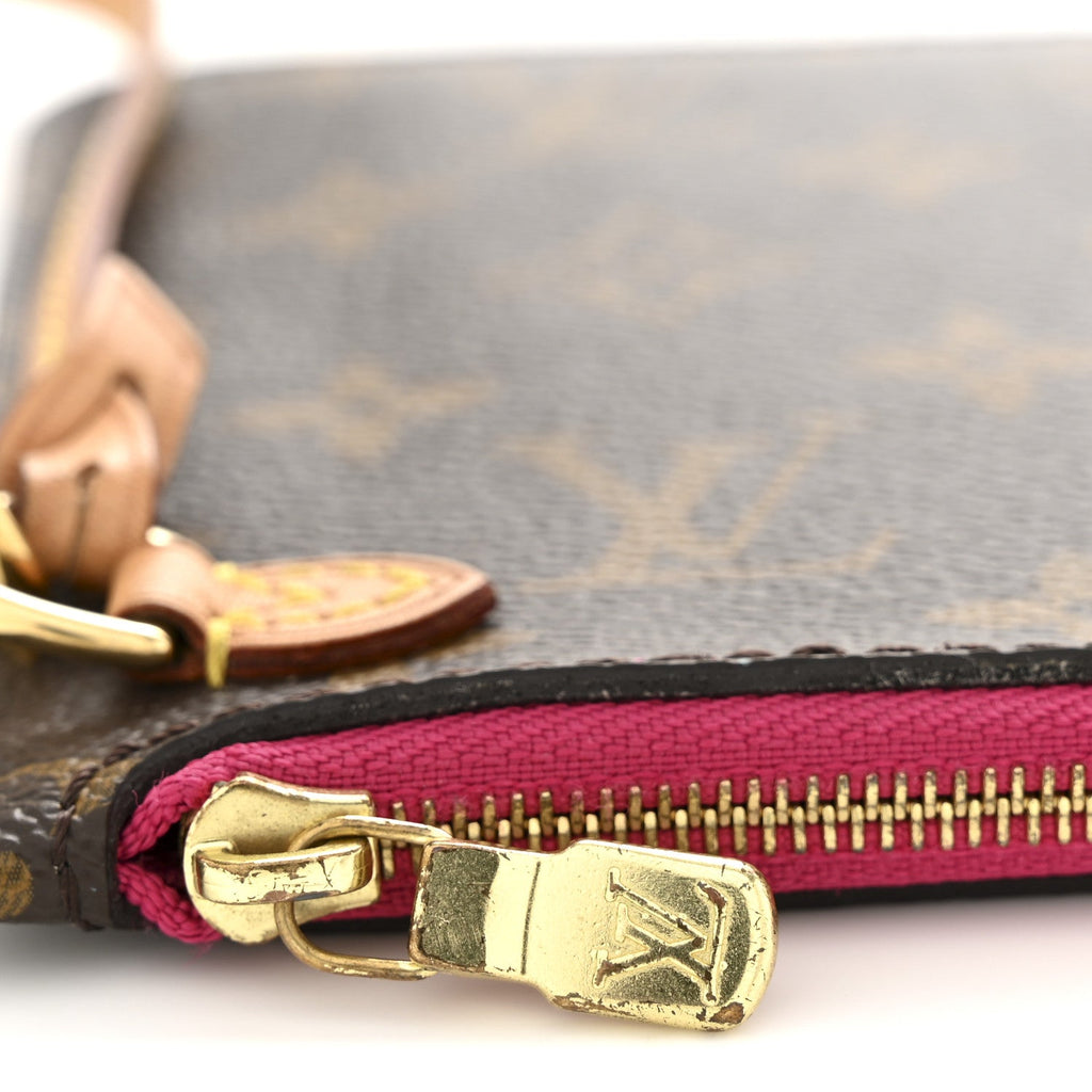Louis Vuitton Monogram Neverfull MM GM Pochette Pivoine