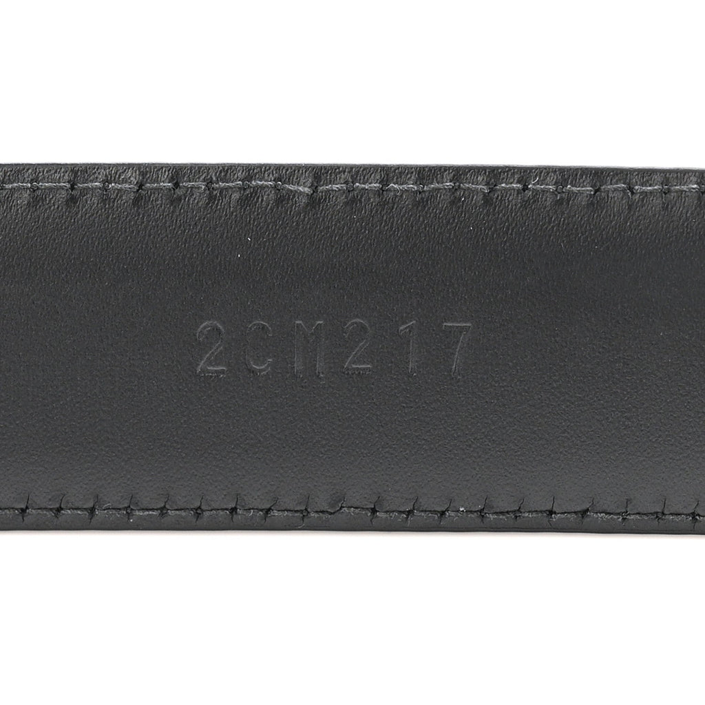 Prada Saffiano Triangle Belt 100 40 Black