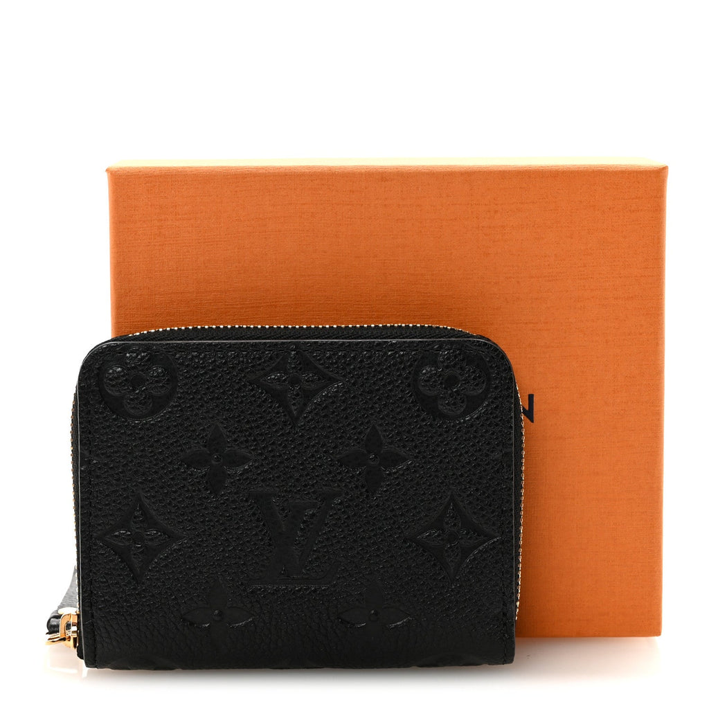 Louis Vuitton Empreinte Zippy Coin Purse Black