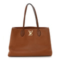 Louis Vuitton Grained Calfskin Lockme Shopper Chataigne