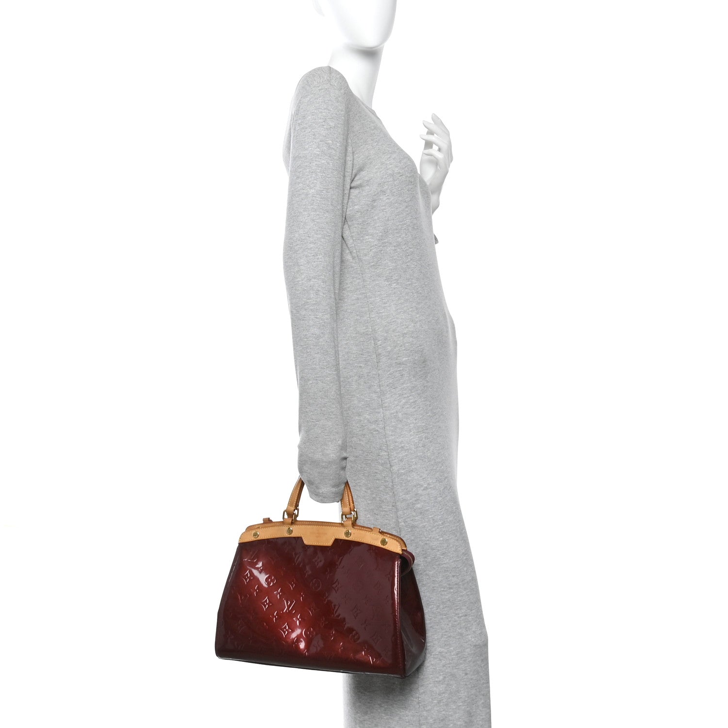 Louis Vuitton Vernis Brea MM Rouge Fauviste