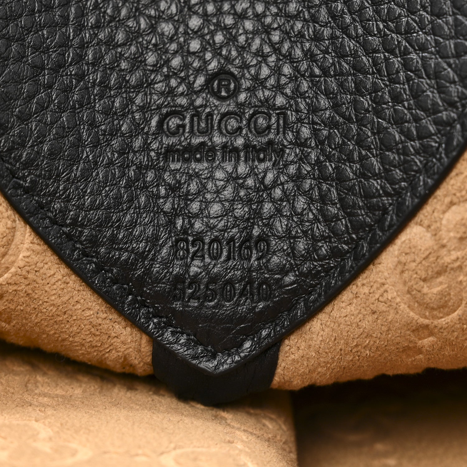 Gucci Soft Grained Calfskin Maxi B Hobo Black