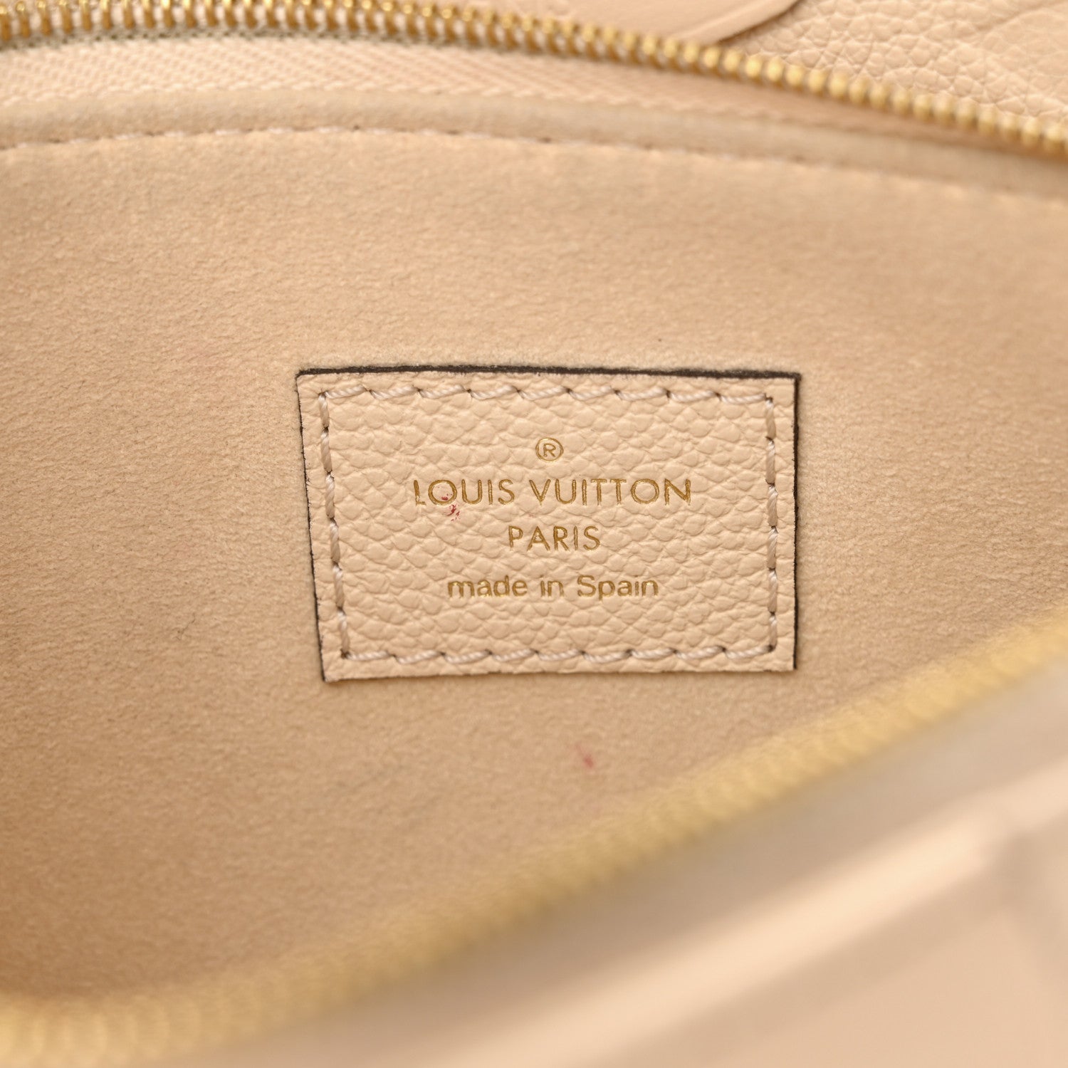 Louis Vuitton Empreinte Monogram Giant Multi Pochette Accessories Cream
