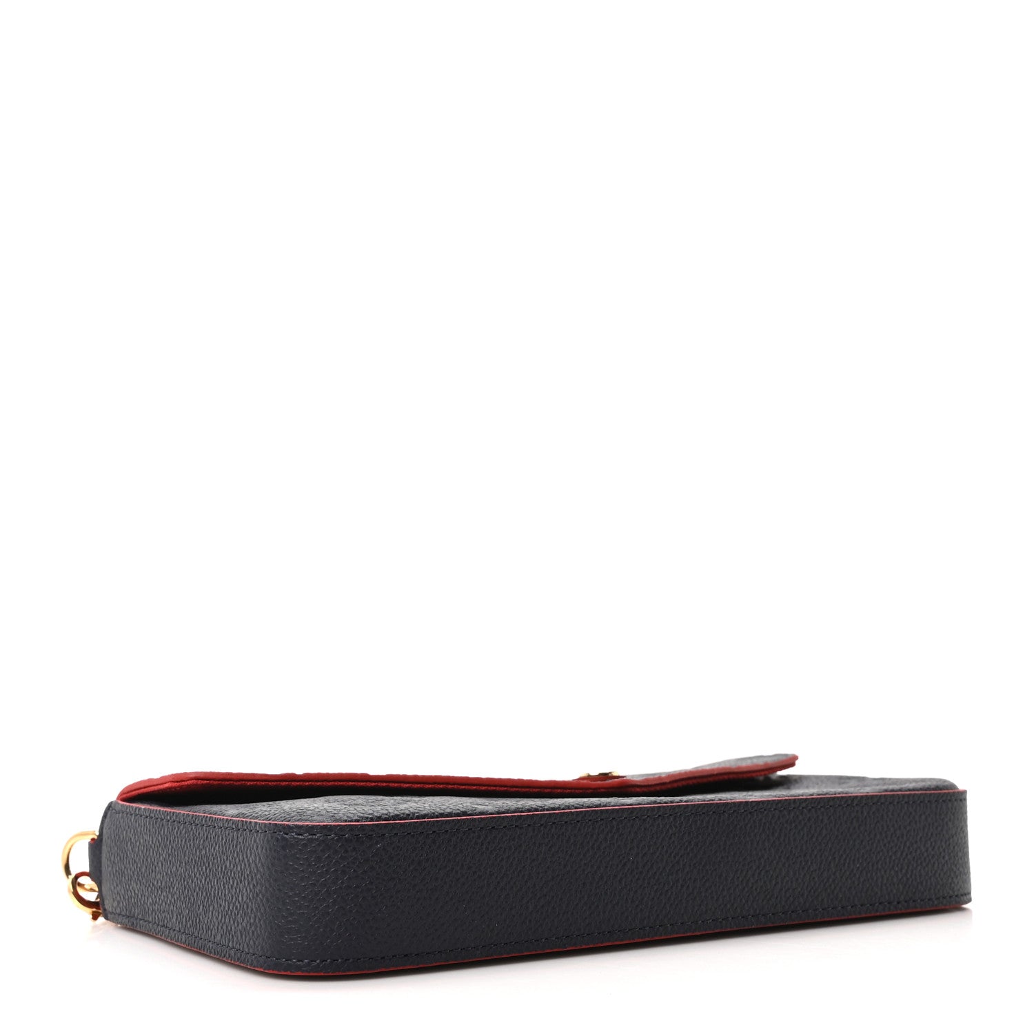 Louis Vuitton Empreinte Pochette Felicie Chain Wallet Marine Rouge