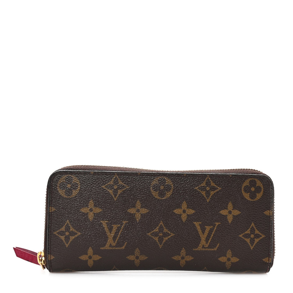 Louis Vuitton Monogram Clemence Wallet Fuchsia