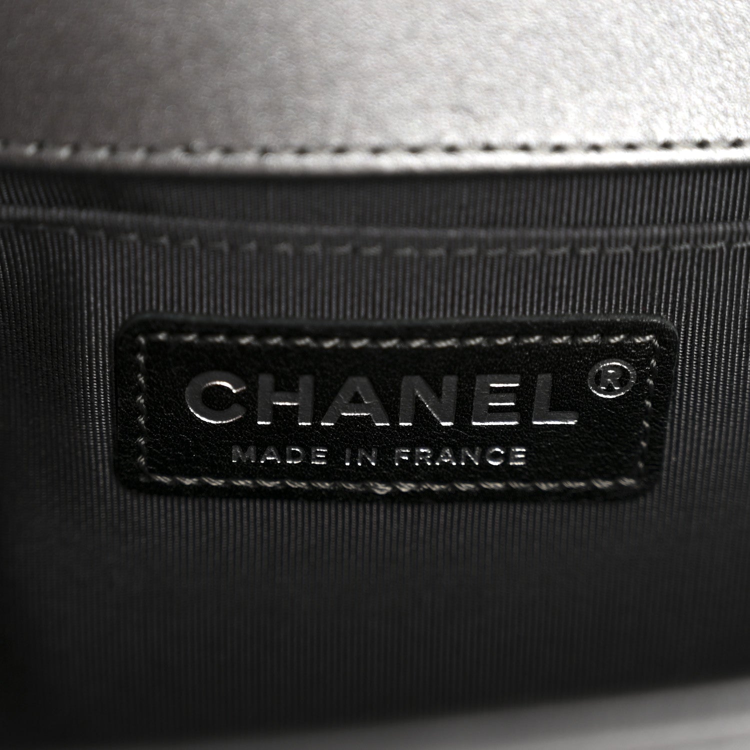 Chanel Tweed Metallic Lambskin Medium Boy Flap Silver