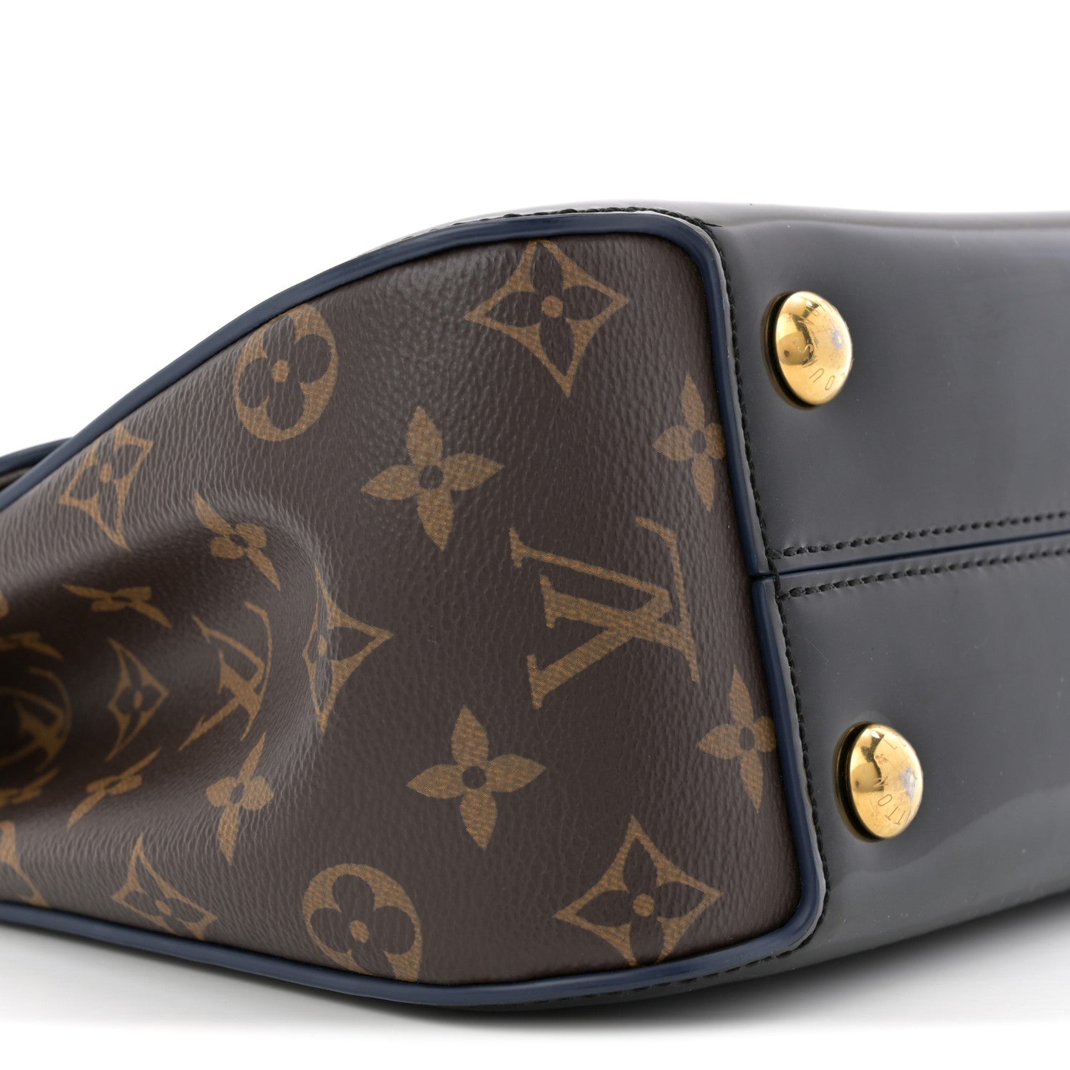 Louis Vuitton Patent Calfskin Monogram Cherrywood PM Black