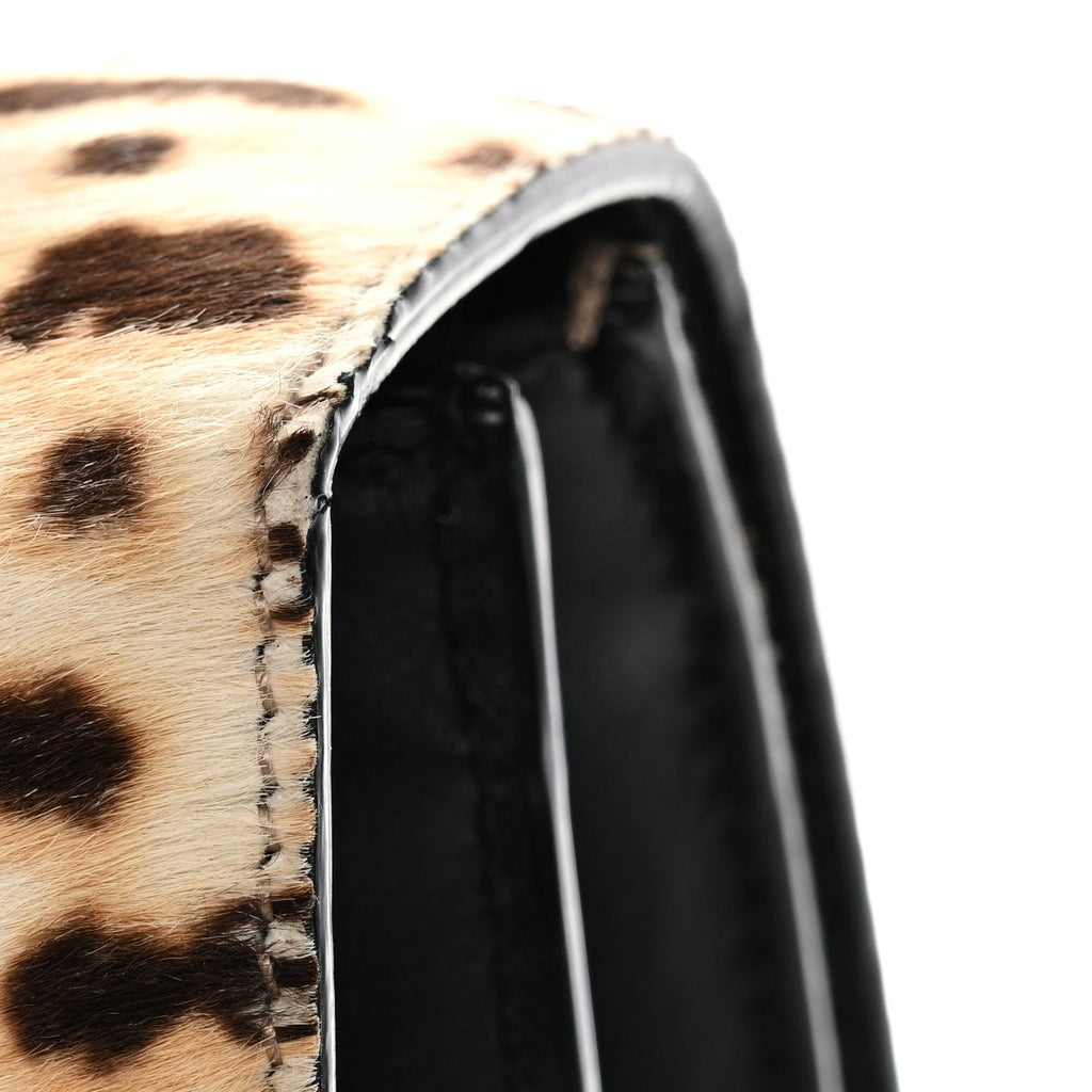 Gucci Calf Hair Calfskin Bamboo Web Leopard Print Medium Dionysus Top Handle Bag Natural Blue Agata Hibiscus Red