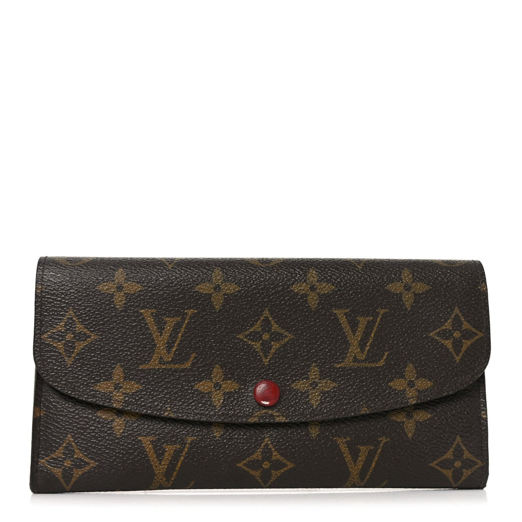 Louis Vuitton Monogram Emilie Wallet Fuchsia