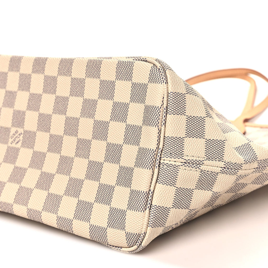 Louis Vuitton Damier Azur Neo Neverfull MM Rose Ballerine