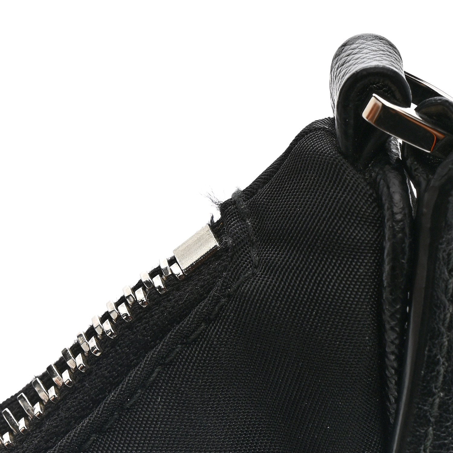 Prada Tessuto Nylon Saffiano Mini Re-Edition 2005 Bag Black