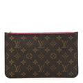 Louis Vuitton Monogram Neverfull MM GM Pochette Pivoine