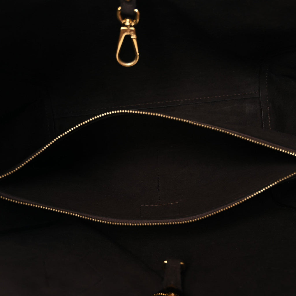 Louis Vuitton Calfskin Monogram Kimono Tote  Black