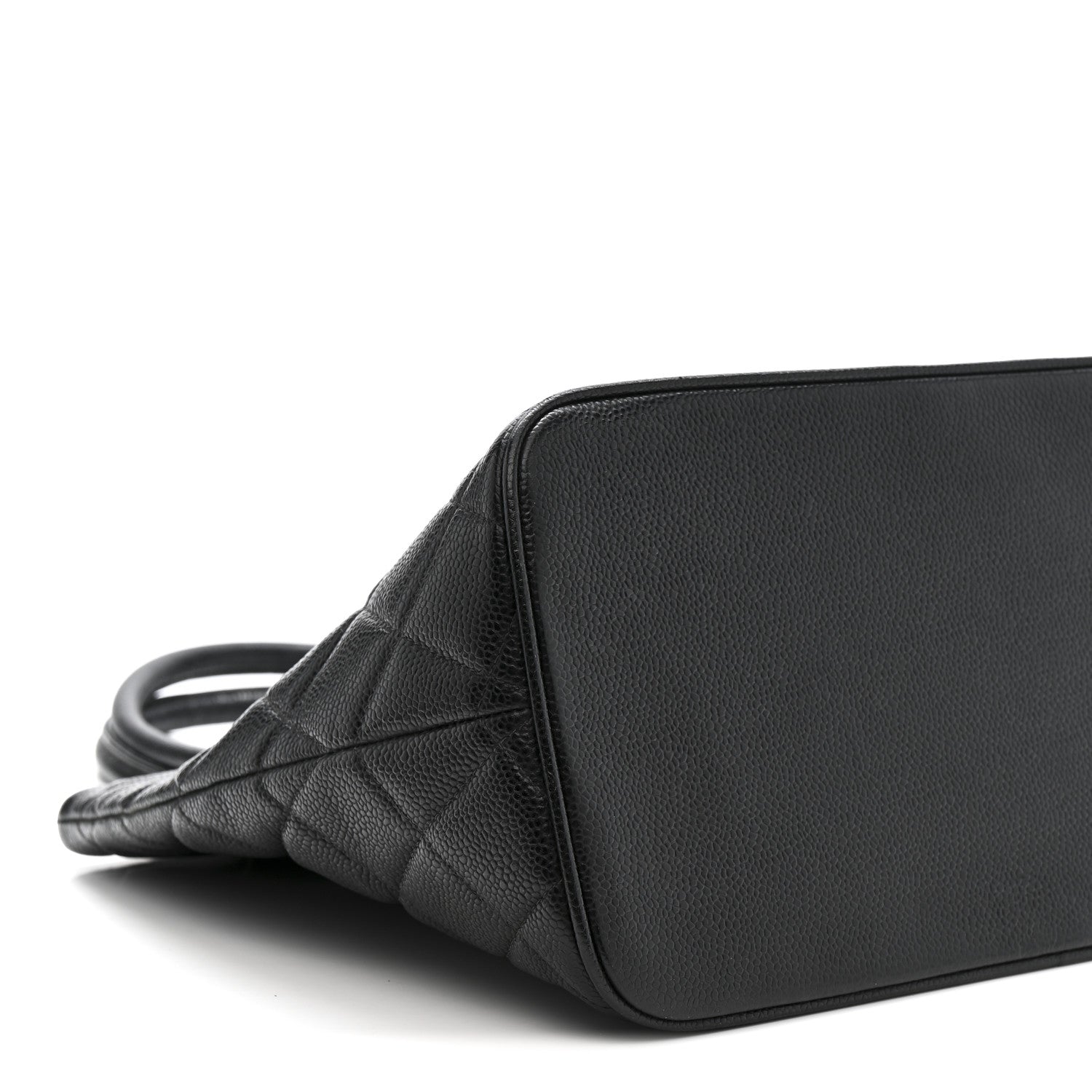 Chanel Caviar Quilted Medallion Tote Black