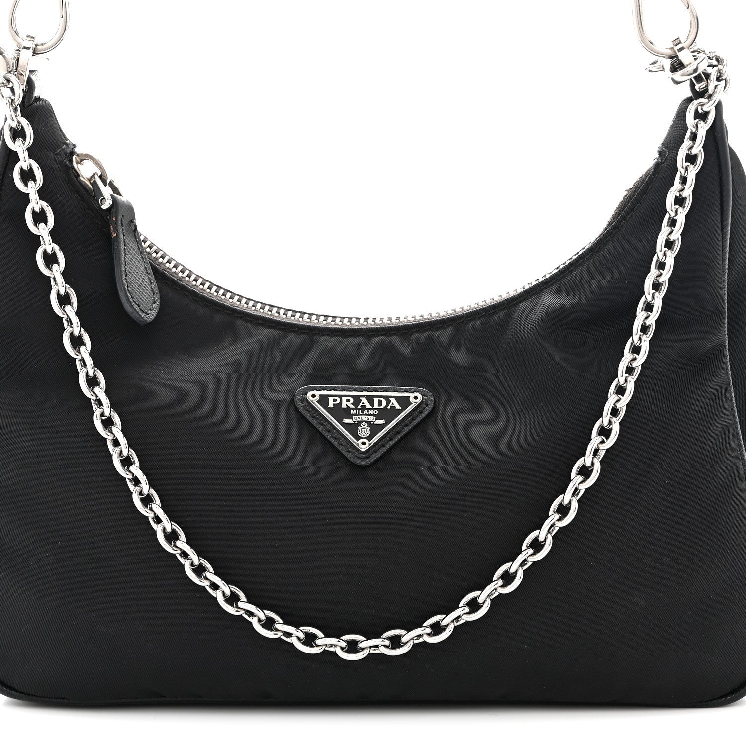 Prada Nylon Re-Edition 2005 Shoulder Bag Black