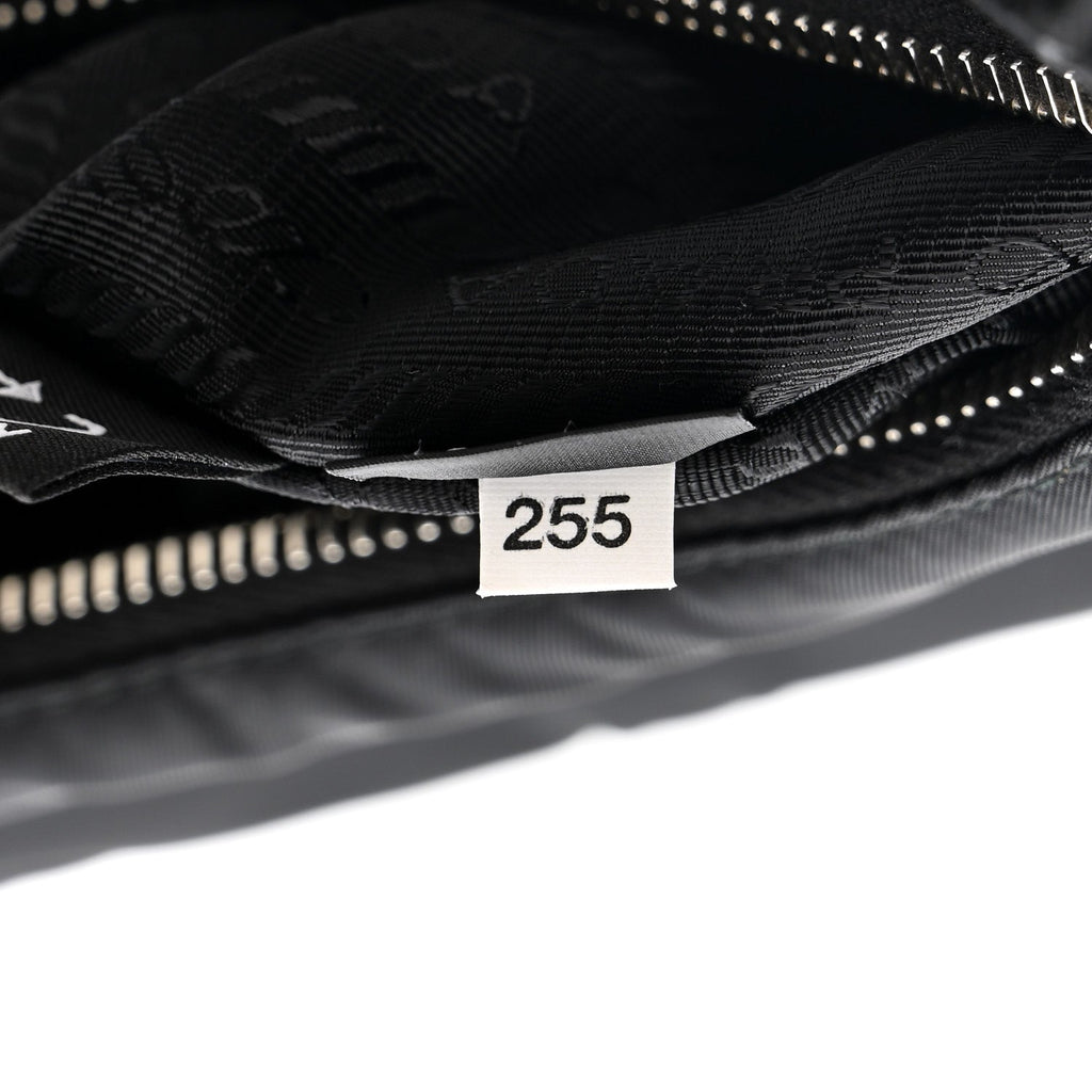 Prada Tessuto Nylon Saffiano Mini Re-Edition 2005 Bag Black
