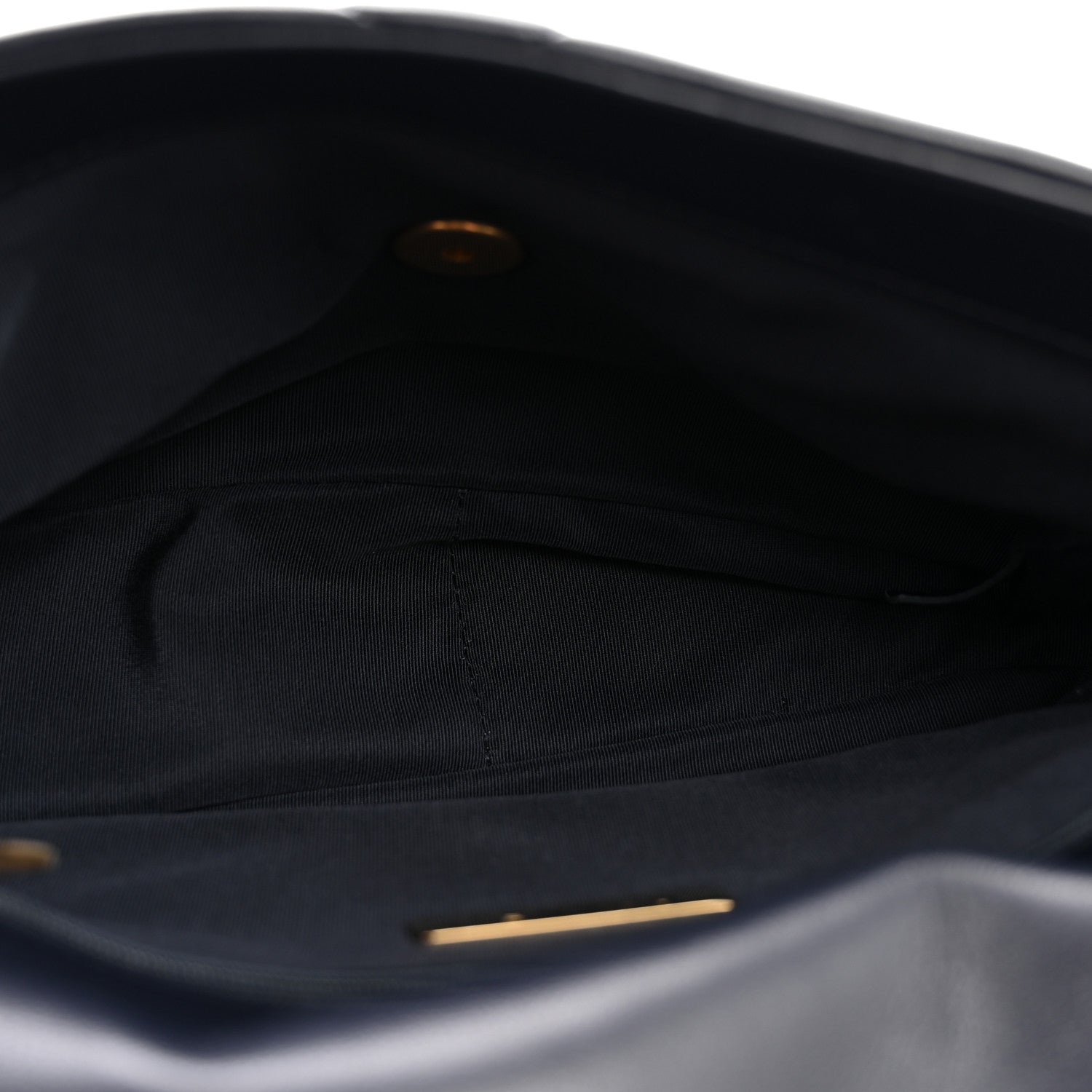 Chanel Goatskin Quilted Medium Chanel 19 Flap Navy Blue