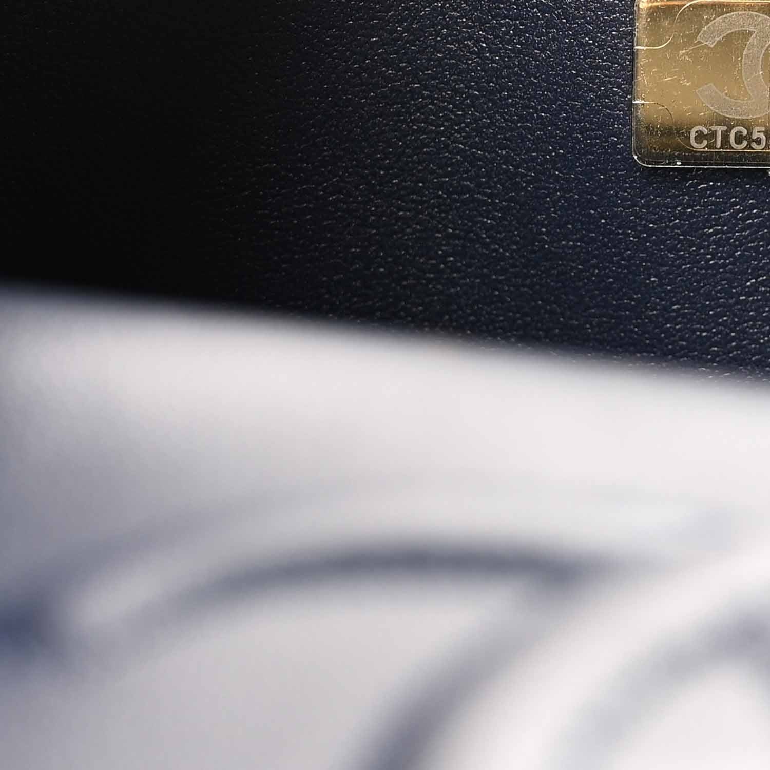 Chanel Caviar Quilted Medium Double Flap Navy