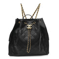 Chanel Caviar Quilted Large Chanel 25 Backpack Black