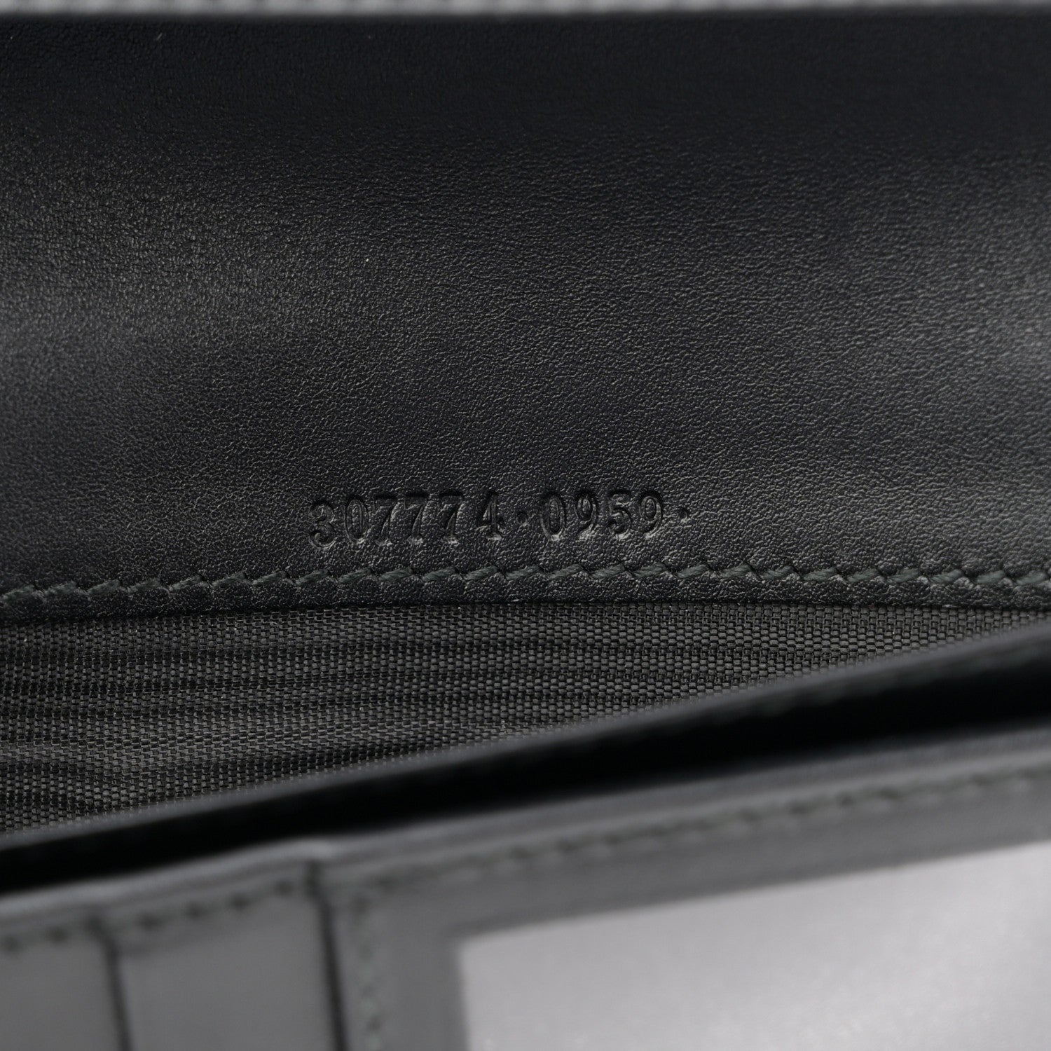 Gucci Guccissima Long Wallet Black