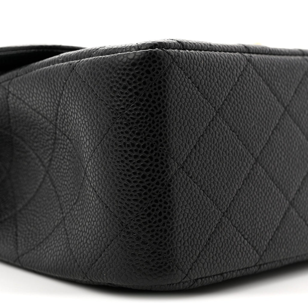 Chanel Caviar Quilted Jumbo Double Flap Black