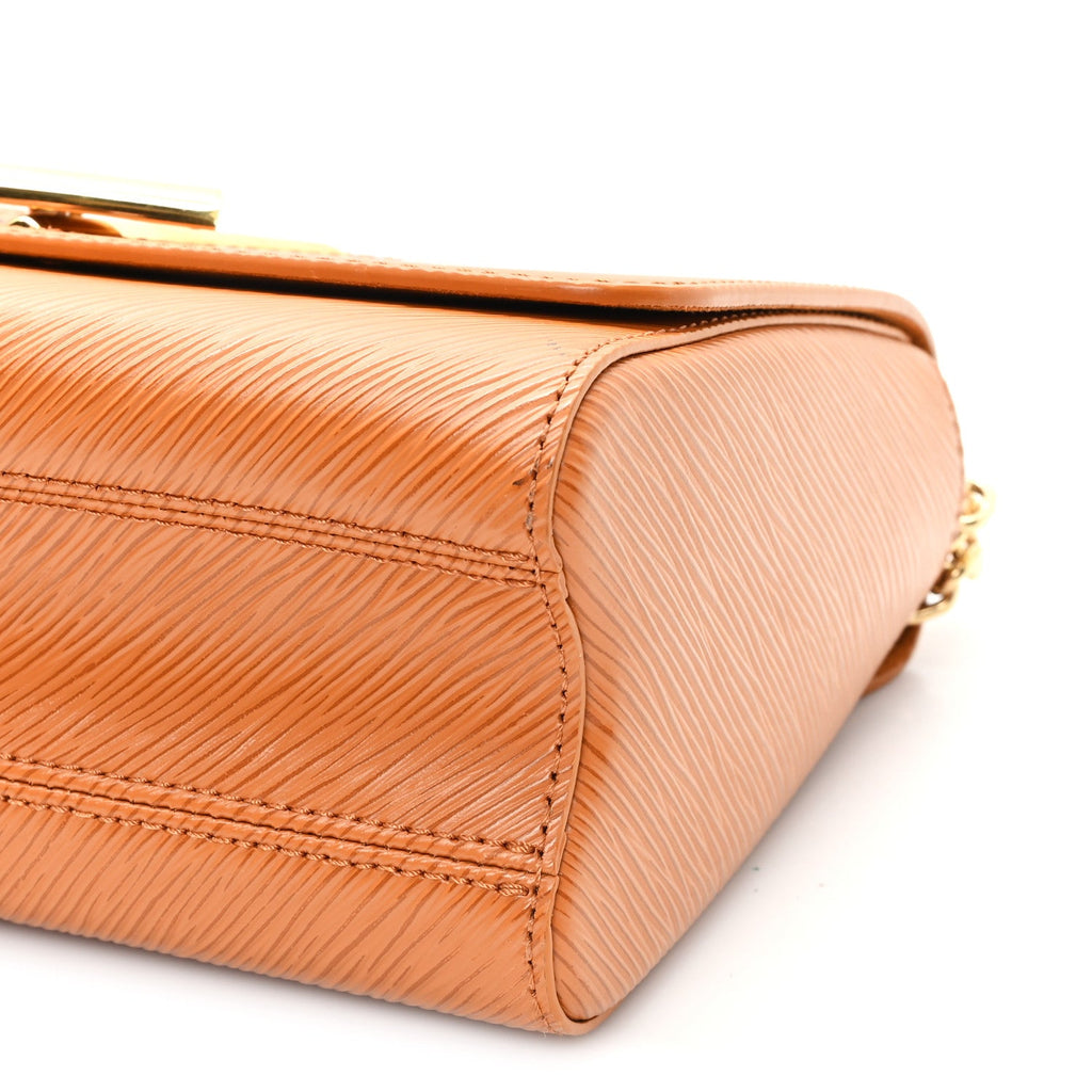 Louis Vuitton Epi Twist Shoulder Bag MM Gold Miel