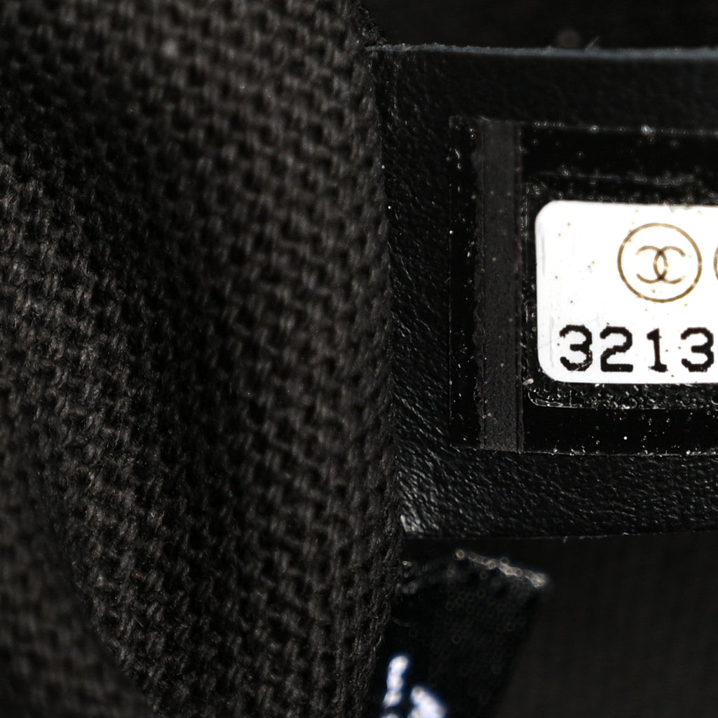 Chanel Calfskin Quilted CC Uniform Flap Belt Bag Black