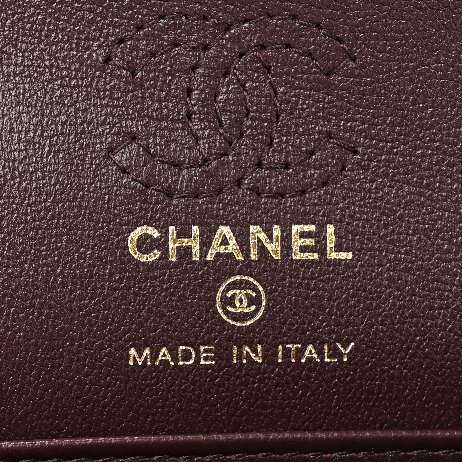 Chanel Lambskin Quilted Mini Flap Bag Charm With Hook Dark Brown