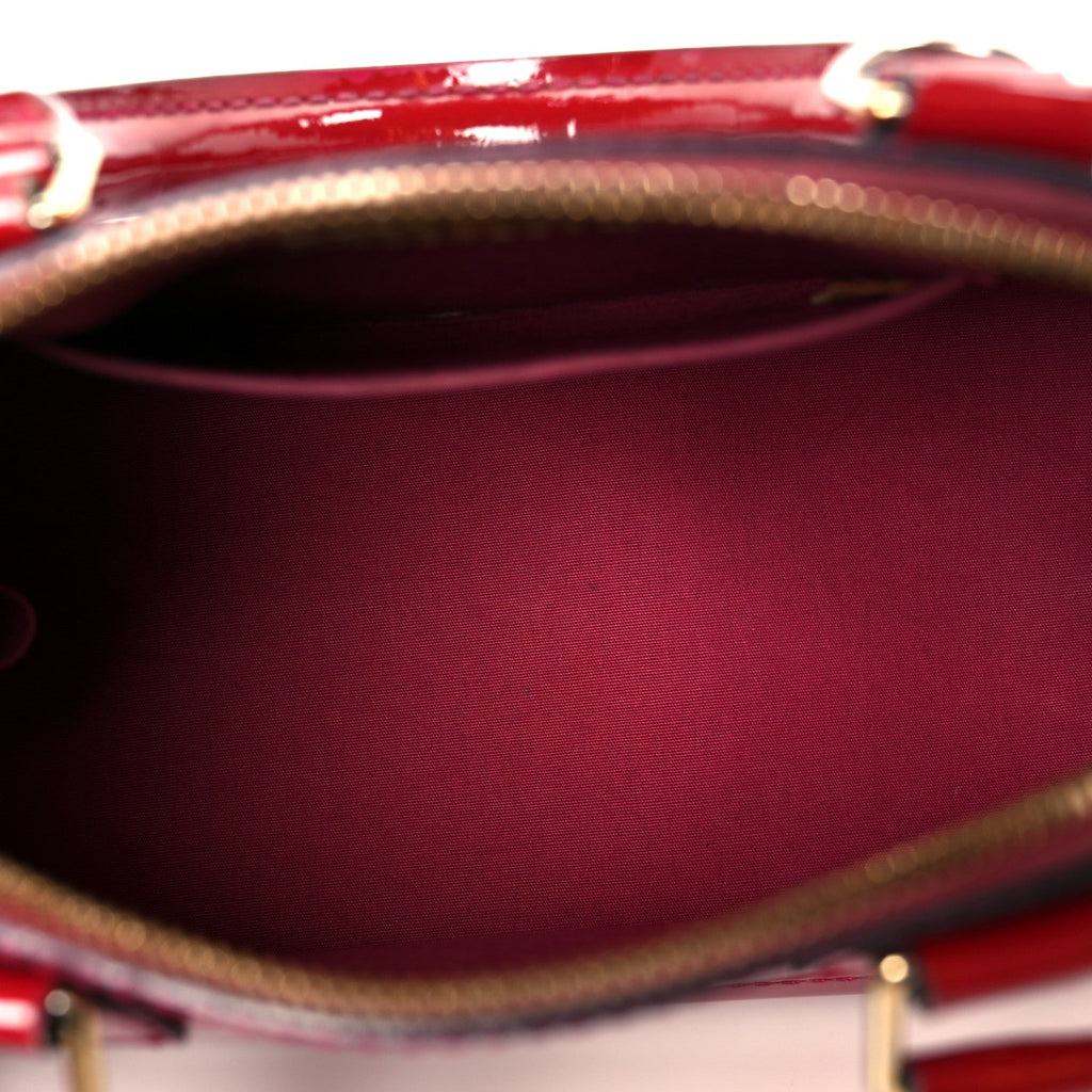 Louis Vuitton Vernis Alma BB Rose Indien