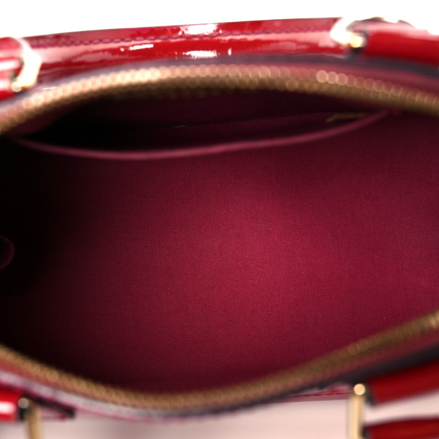 Louis Vuitton Vernis Alma BB Rose Indien
