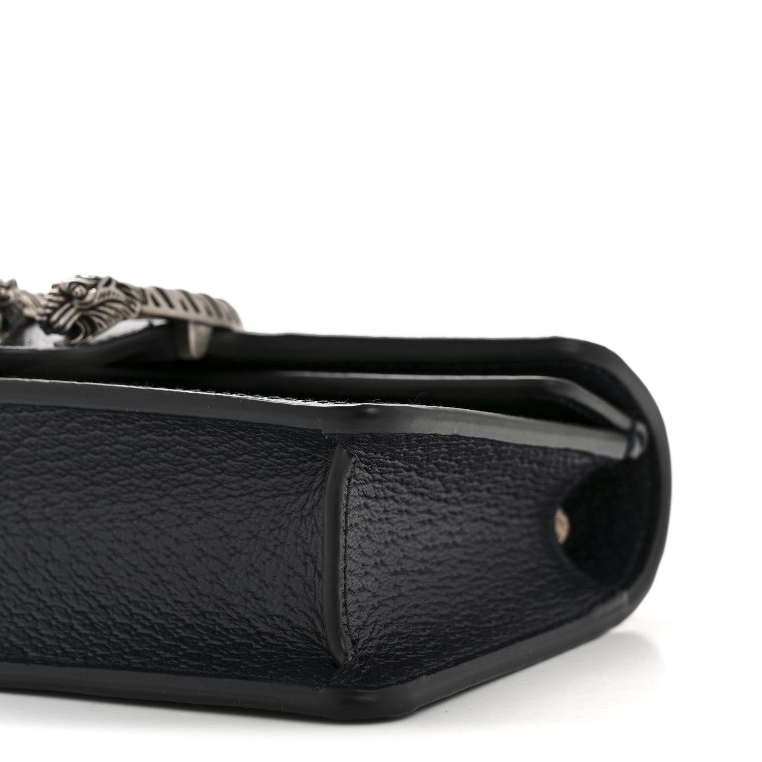Gucci GG Supreme Monogram Textured Dollar Calfskin Super Mini Dionysus Shoulder Bag Beige Blue
