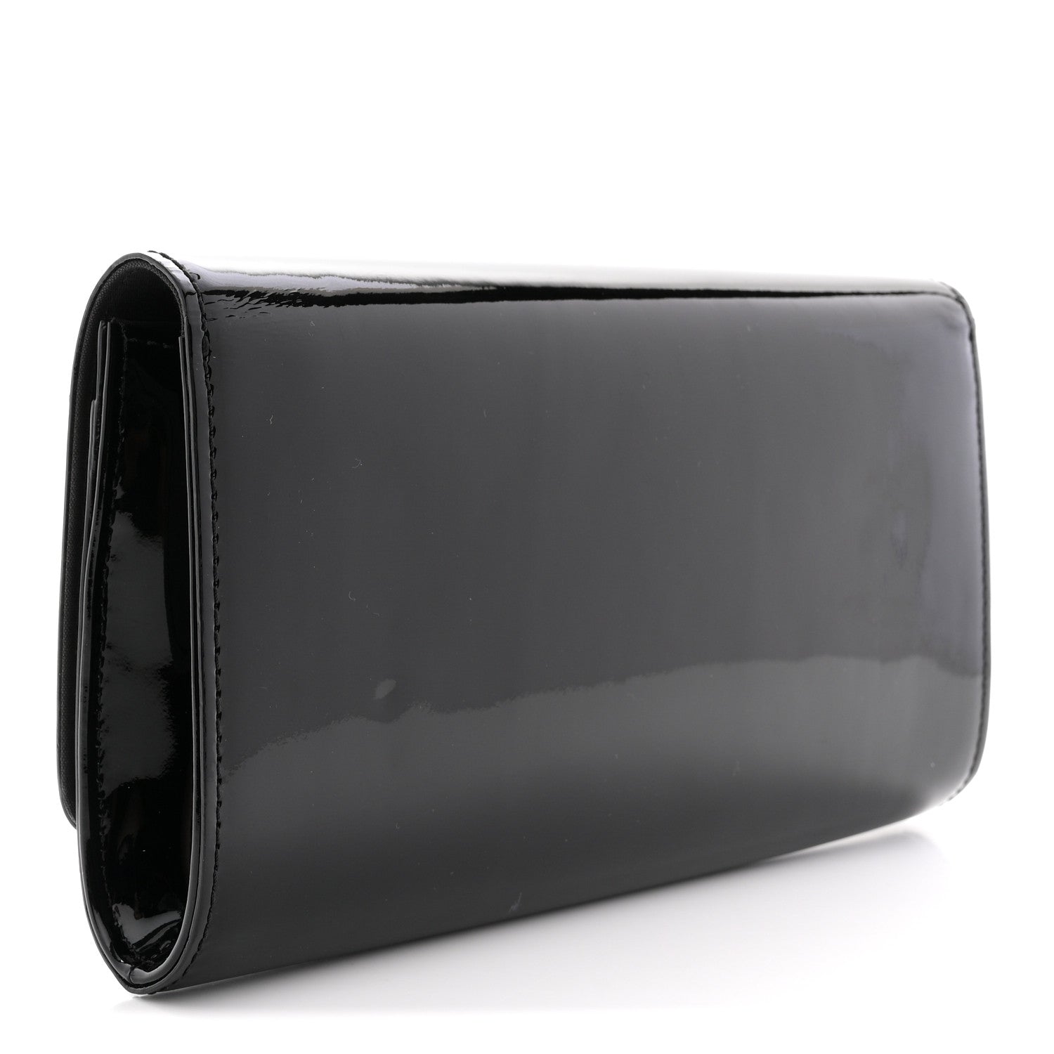 Louis Vuitton Patent Louise Clutch Black