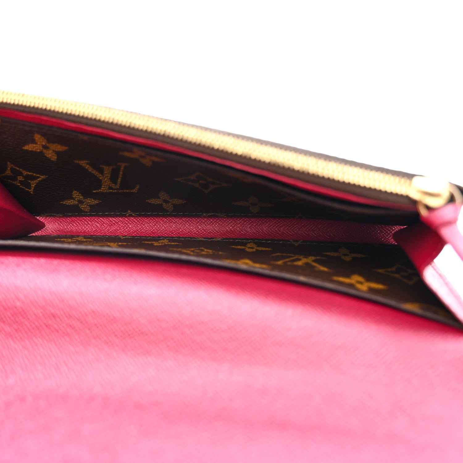 Louis Vuitton Monogram Emilie Wallet Fuchsia