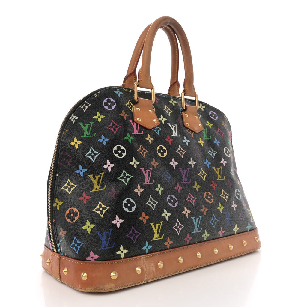 Louis Vuitton Monogram Multicolor Alma GM Black