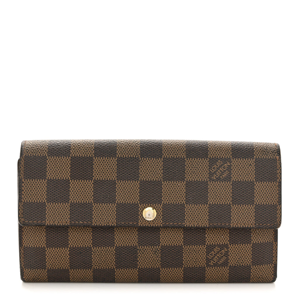 Louis Vuitton Damier Ebene Sarah Wallet