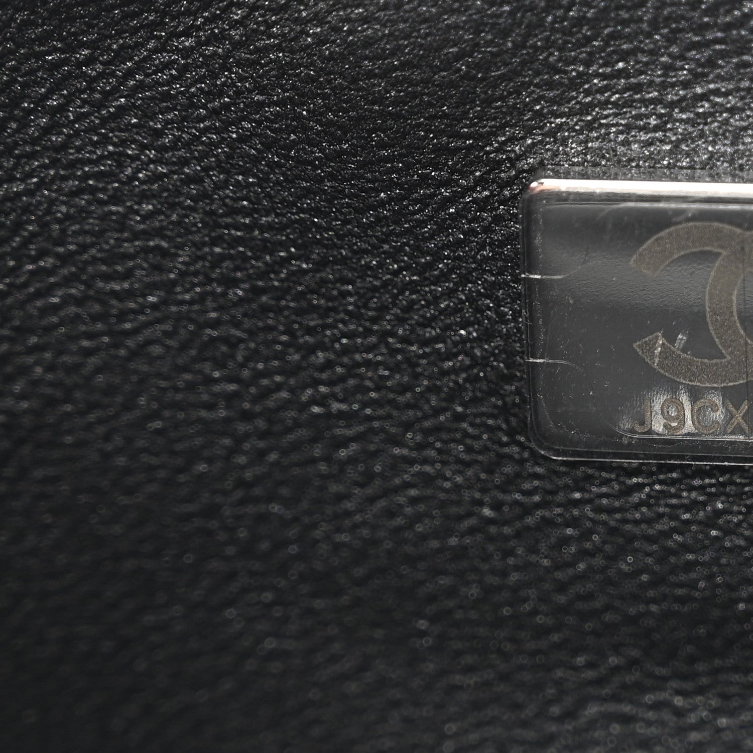 Chanel Pearly Lambskin Quilted Mini Rectangular Flap So Black